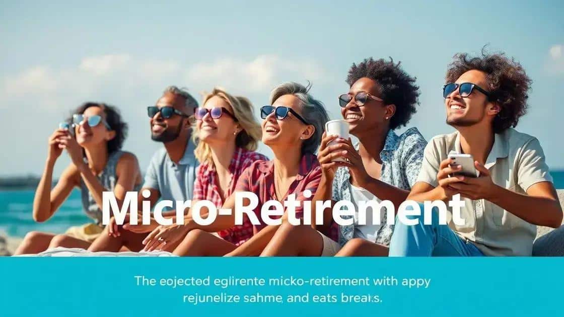 Why are employees seeking micro-retirement?