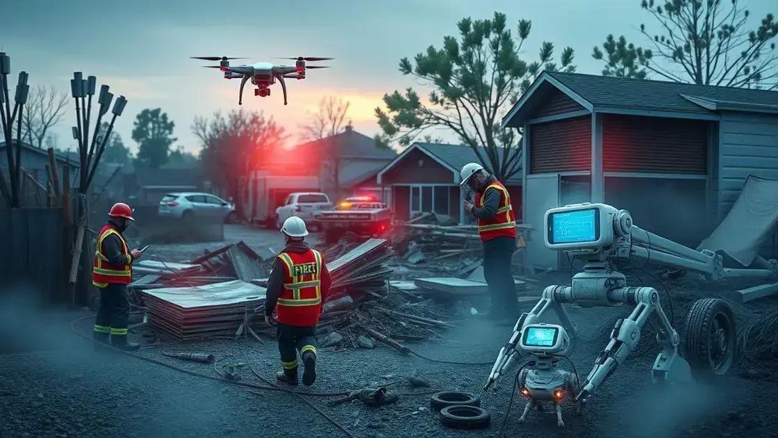 Recent updates on disaster response technologies