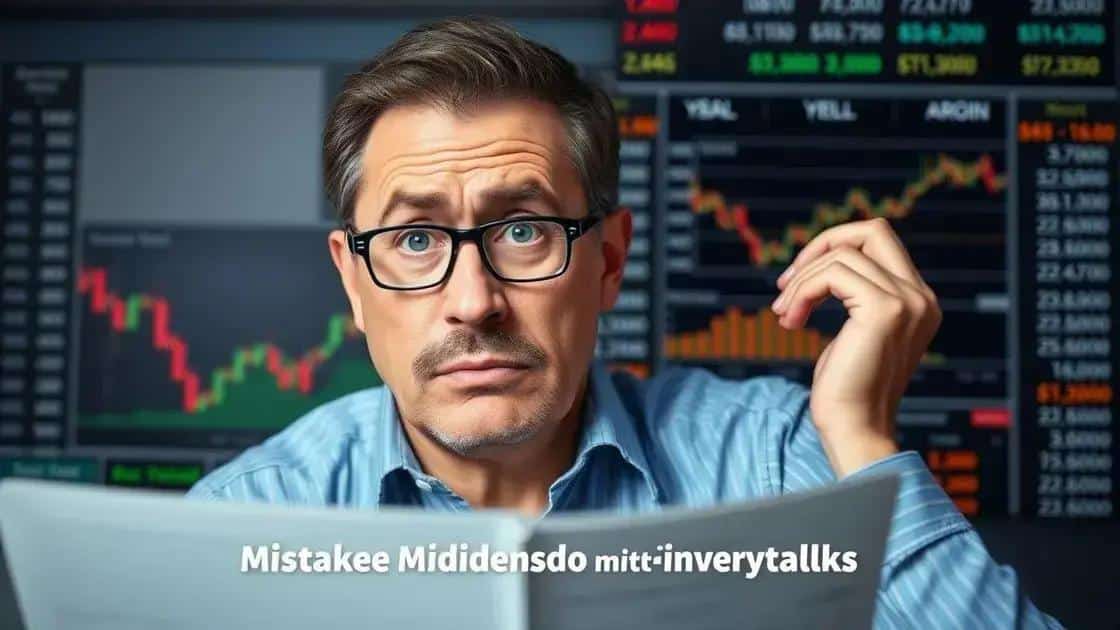 Common mistakes in dividend investing