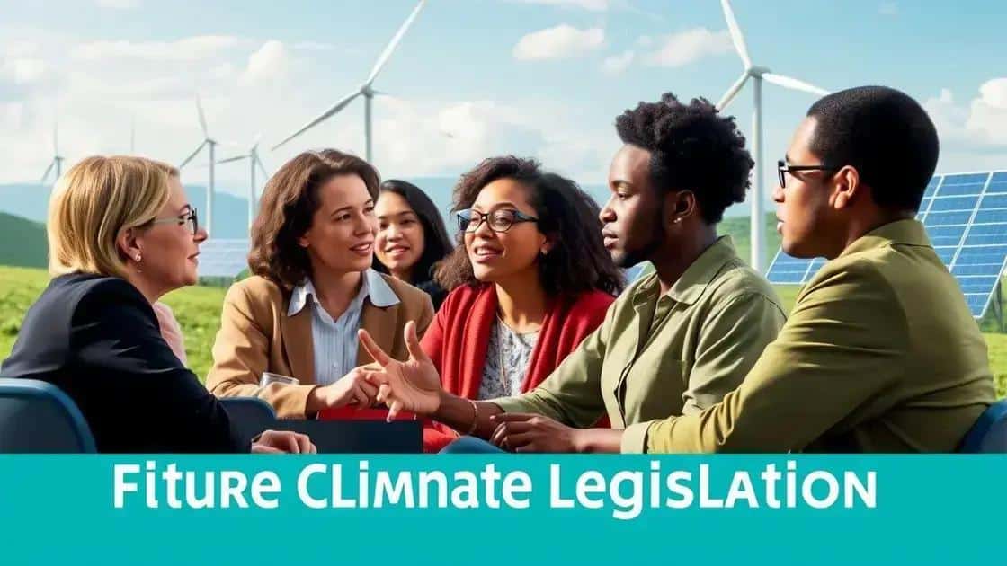 Future outlook for climate action and legislation
