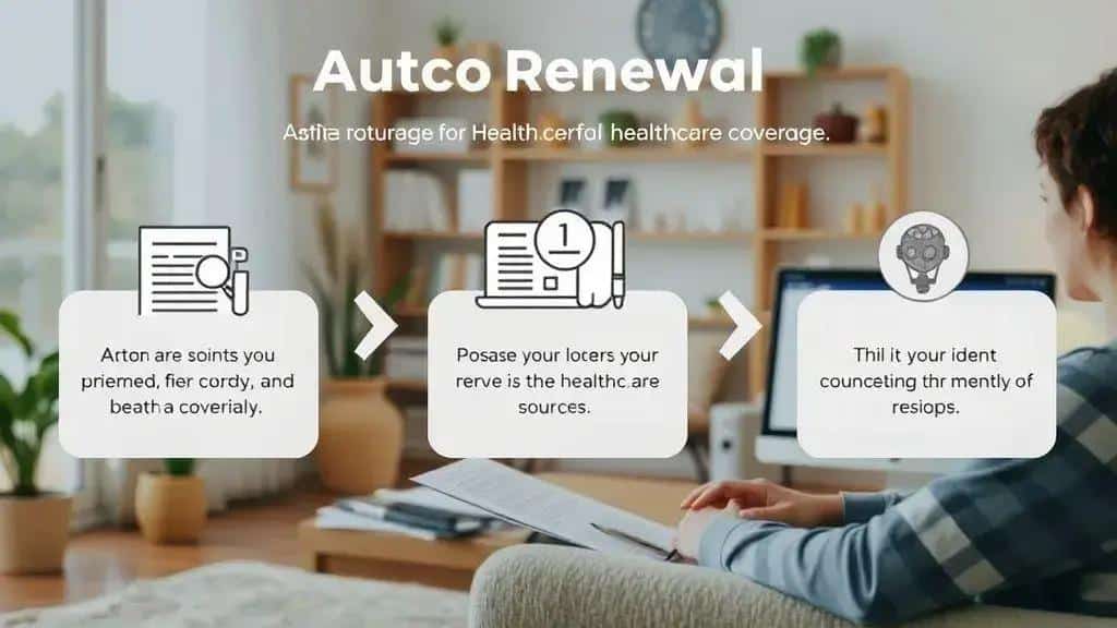 Steps for auto-renewal in healthcare coverage