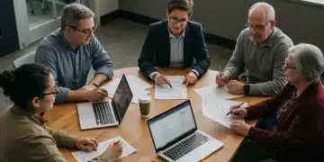 Group discussing 2025 disability benefits application