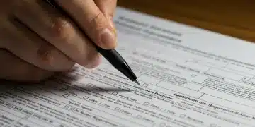 Filling out student loan forgiveness application form in 2026