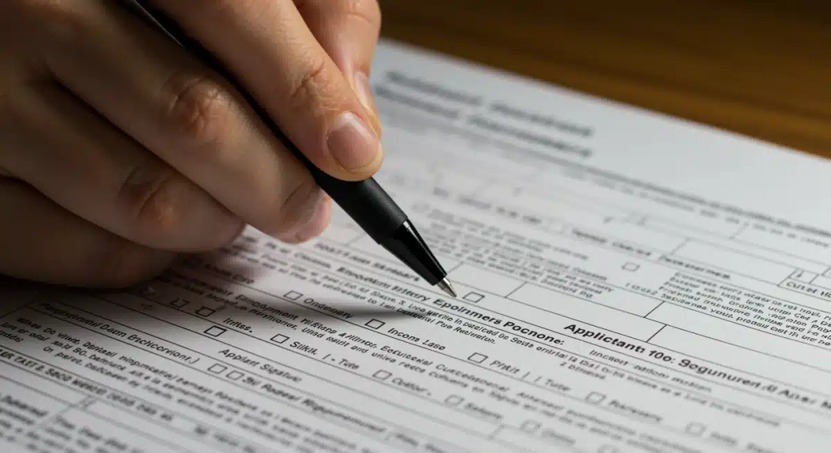 Filling out student loan forgiveness application form in 2026