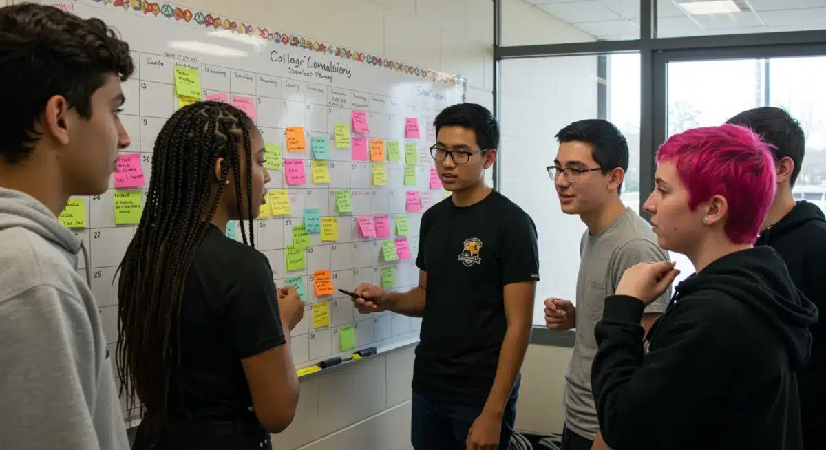 High school students planning 2026 college application and scholarship deadlines.