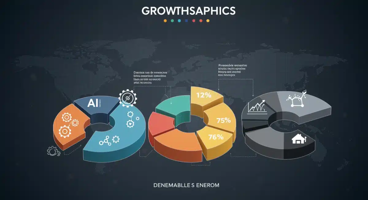 Infographic of top 5 growth sectors 2026