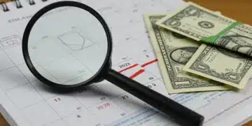 Social Security statement next to a calendar for 2026, symbolizing future benefit adjustments.