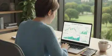 Person planning 2026 401(k) contributions on laptop