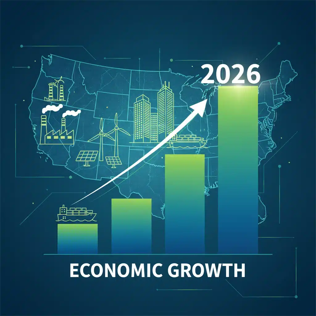 US GDP Growth 2026: Analysts Forecast 3.5% Driven by Key Sectors