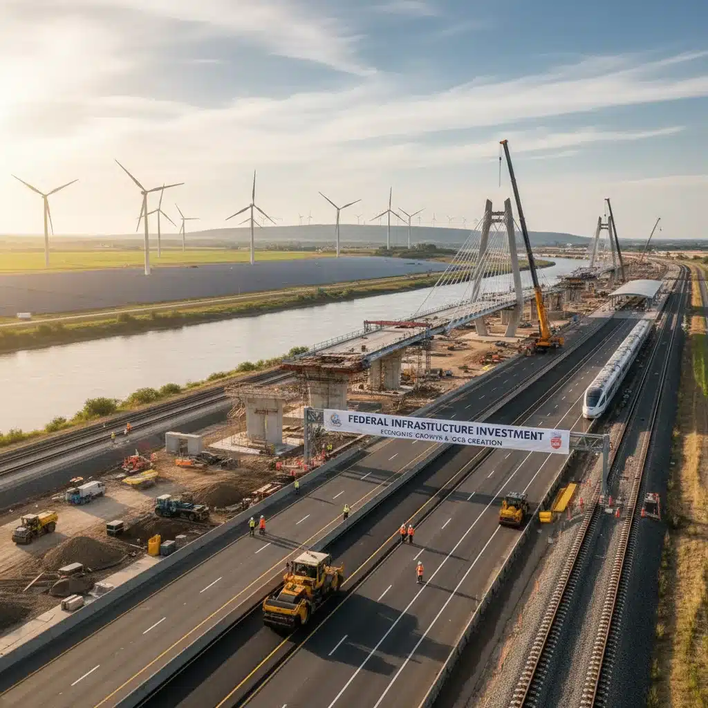 Federal infrastructure investment projects from the 2026 budget