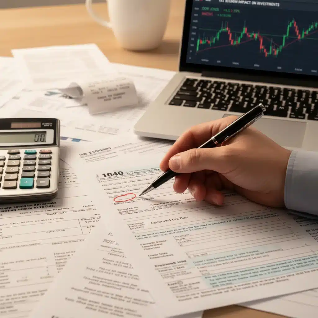 Analyzing tax forms for investment impact