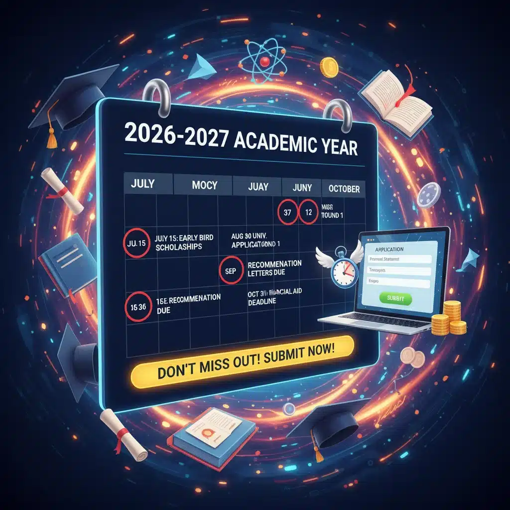 2026-2027 Academic Year: Essential Application & Financial Aid Deadlines